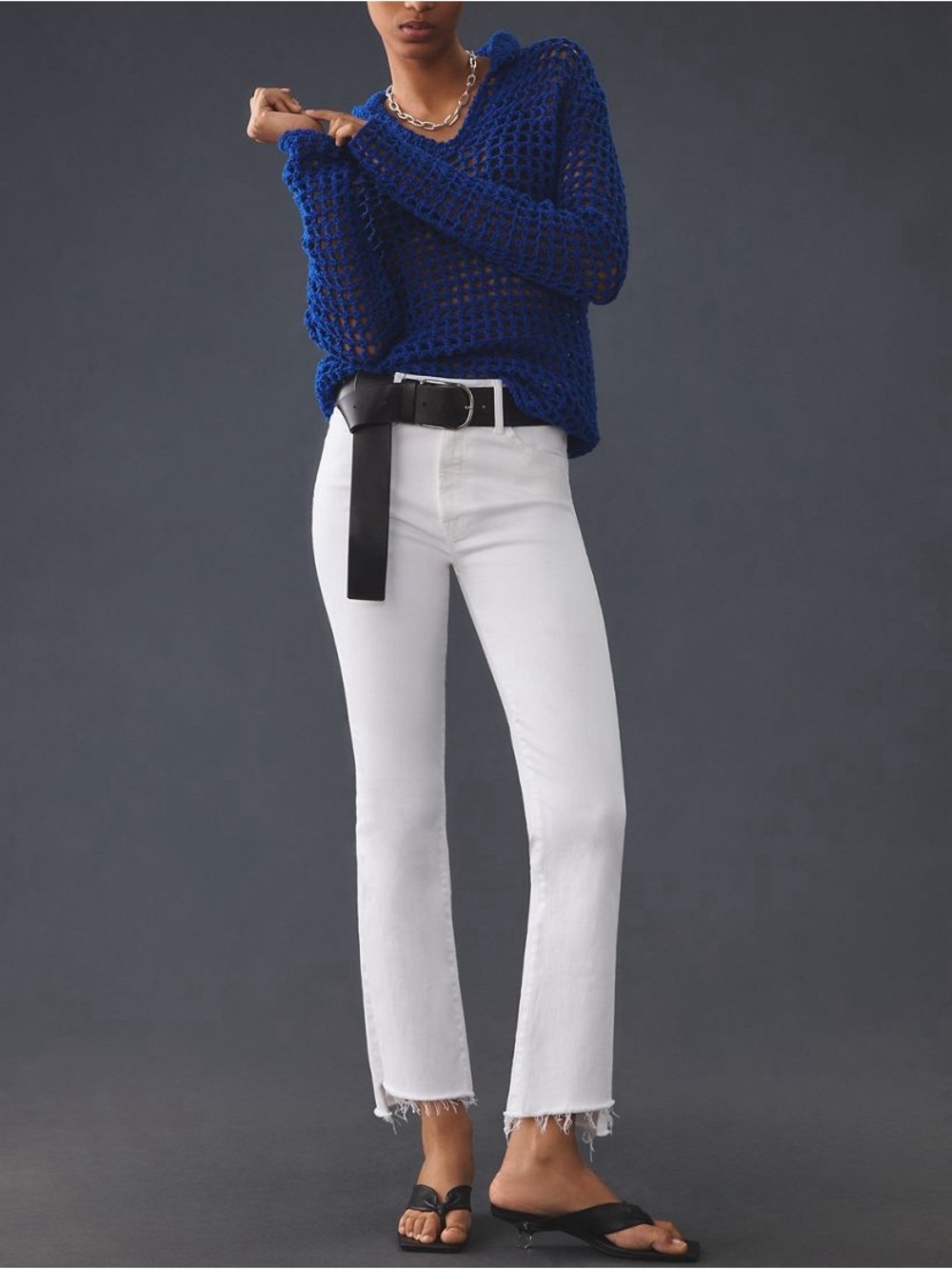 Mother the insider mid-rise Crop Jeans